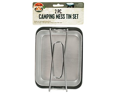 2-Piece Camping/Hiking Mess Tin Kit Set