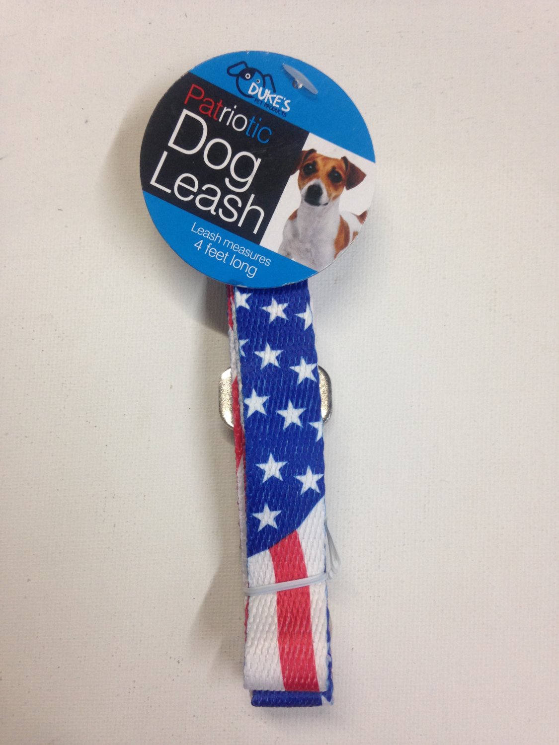 Patriotic American Flag Dog Leash - Red, White & Blue