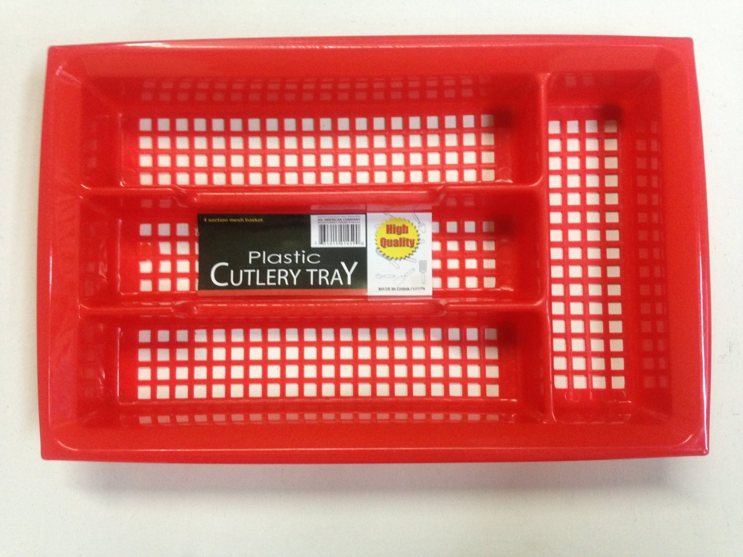 Plastic Cutlery Utensils Flatware Tray Organizer