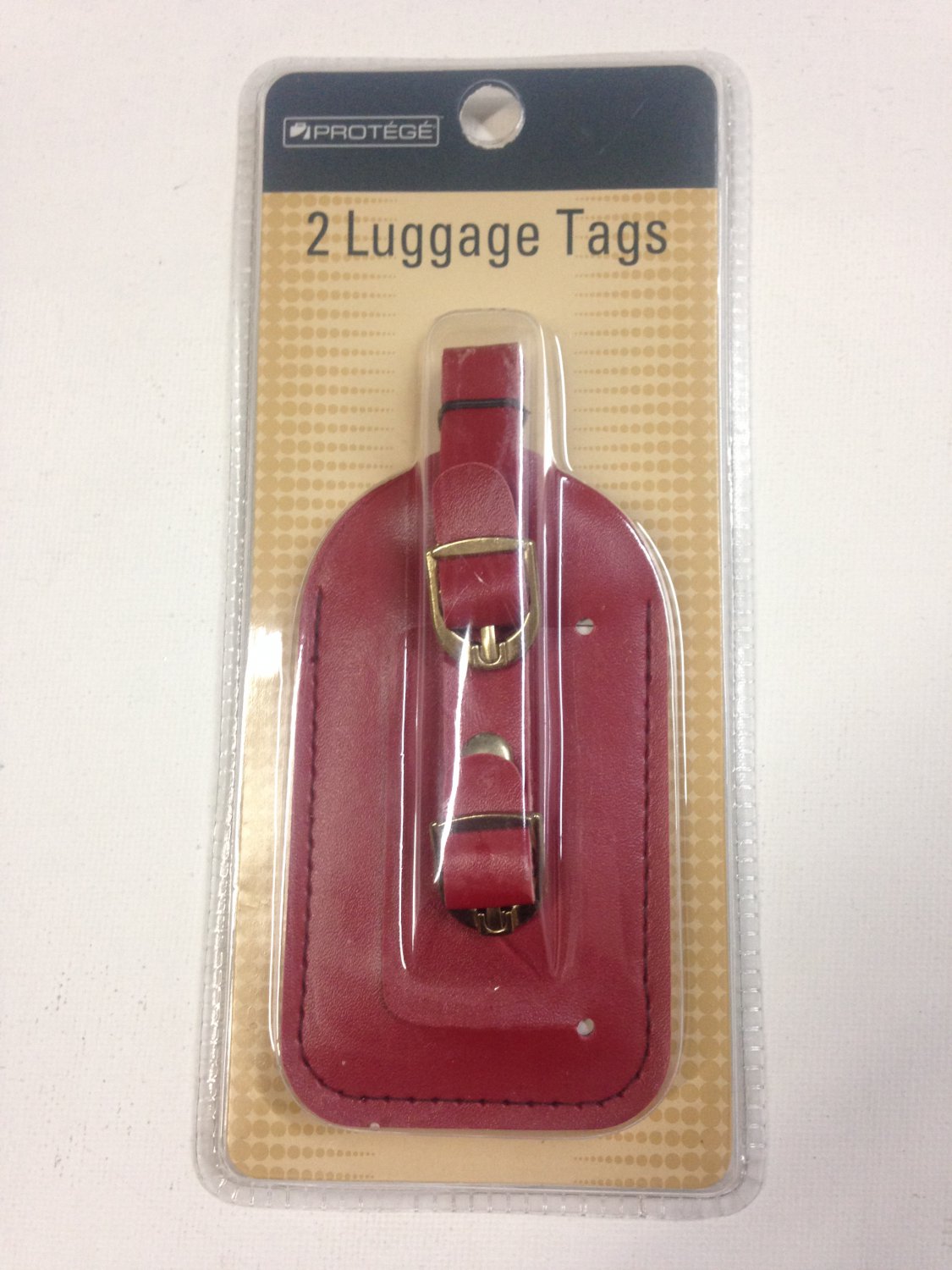 Set of 4 Vinyl Luggage Travel Tags