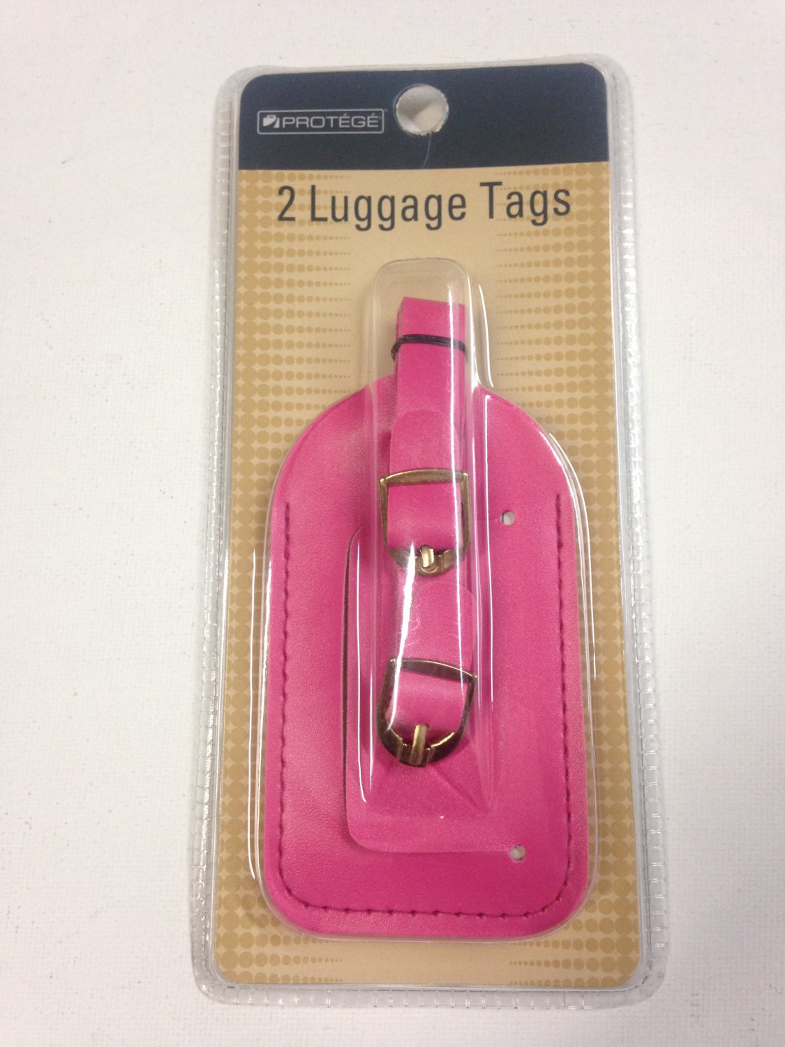Set of 6 Vinyl Luggage Travel Tags