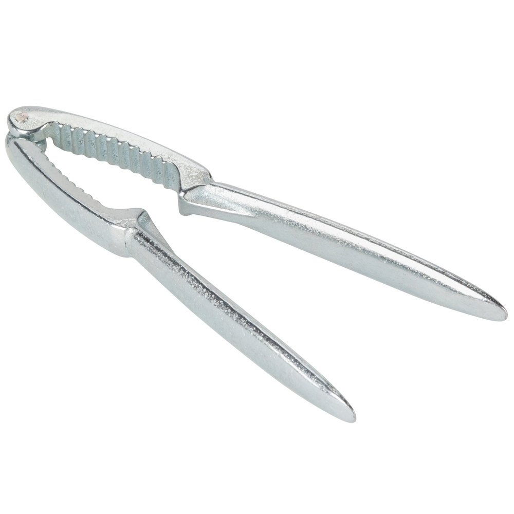 Lot of 2 5 3/4" Single Jaw Zinc-Plated Steel Lobster Crackers