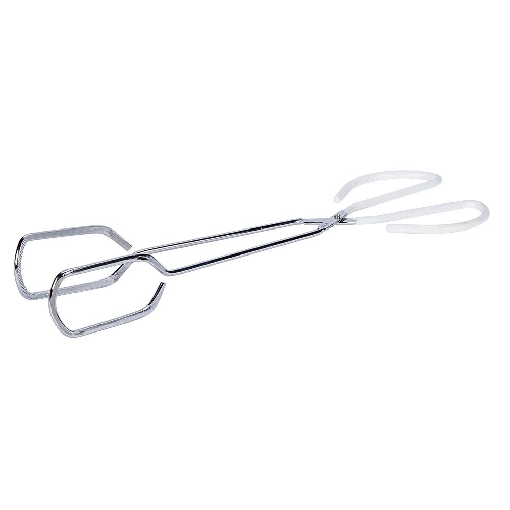 15" Long Chrome-Plasted Scissor Tongs for BBQ & Grilling