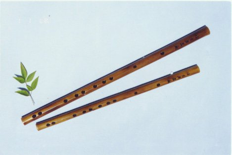 JY-101-Normal Sound-fixed White Bamboo Flute