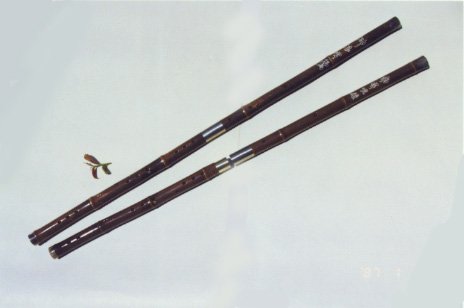 JY-110-Special Big Bass Bamboo Flute W/T Double Copper Joints