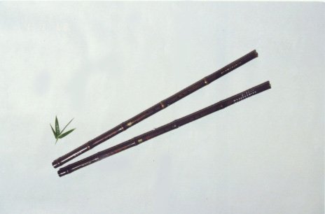 JY-114-Special III Black Bamboo Flute W/T Double Copper Joints