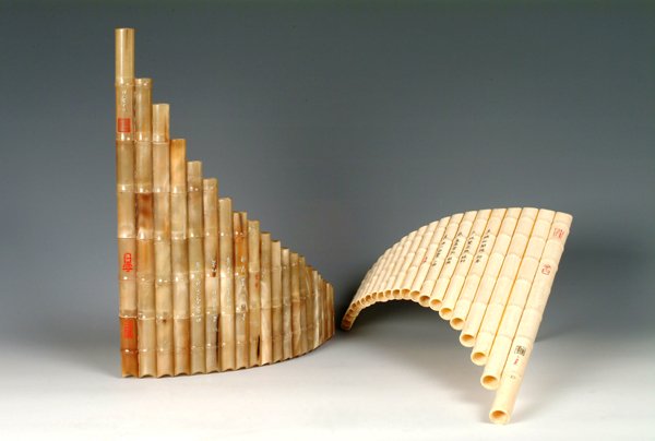 JY-416-Imitate Ivory Bone Pan Flute