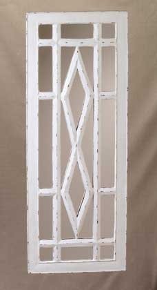 Cottage Charm Window Pane Mirror Style