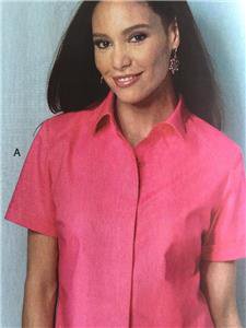 Butterick Sewing Pattern 6070 Misses Ladies Camp Shirt Size XXL-6X Connie Crawford