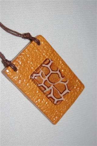 Handmade Polymer Clay Necklace with matching Earrings - set 1