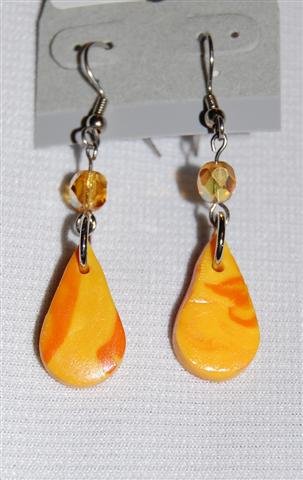 Handmade Polymer Clay Earrings - set 5