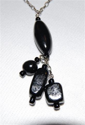 Handmade Polymer Clay Necklace with matching Earrings - set 18