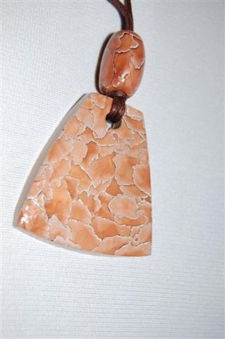 Handmade Polymer Clay Necklace with matching Earrings - set 25