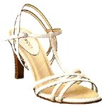 Vincci STRAPPY T-BAR HEEL (WHITE)