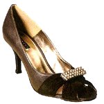 Vincci HEEL WITH DIAMANTE (BLACK)