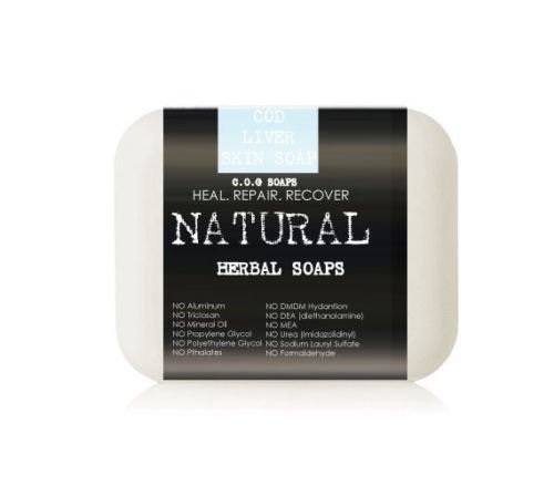 Cod Liver Healthy Skin Soap Bars (Value 2 Pack)