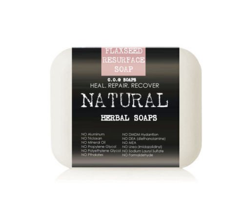 Organic Flaxseed Skin Resurfacing Soap Bars (Value 2 Pack)