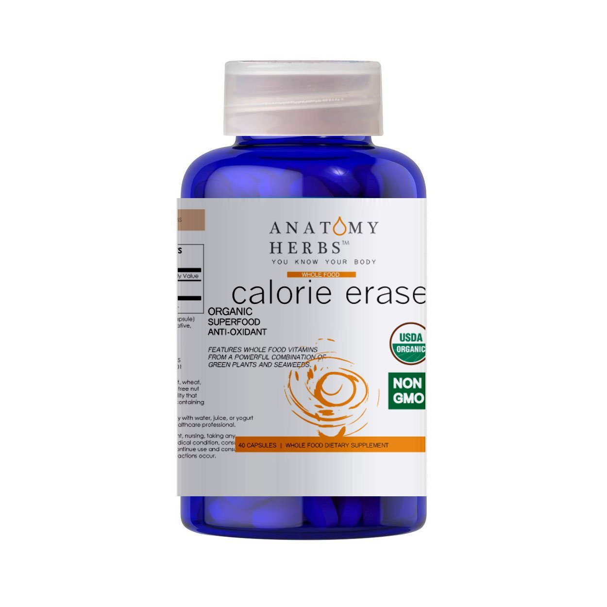 Calorie Eraser Weight Loss Support, Organic, NON-GMO