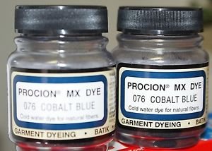 (2 Pack) Procion Dye Cobalt Blue Ink 2/3 oz. each