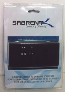 Sabrent USB 2.0 (USB-SND8) Sound Card