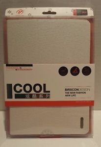 Birscon Smart Cover Protective PU Leather Case Stand Apple iPad Air - White