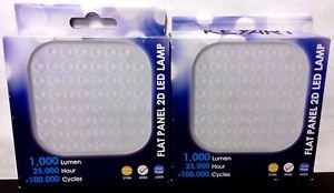 2 Pack of KEYART 2D LED Retrofit Flat Panel LED for 2D GR8 GR10 - 14W 4000K