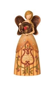 Pavilion Gift Company Country Soul 29001 Angel Figurine, Family, 11-Inch