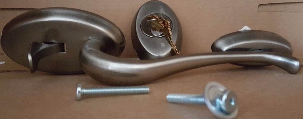 (PARTS ONLY) Schlage Wakefield Exterior Handle Set w/ Deadbolt FA358 WKF 620