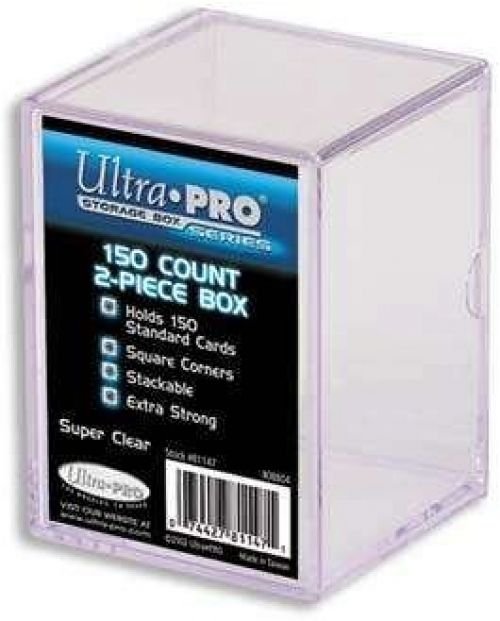 Ultra Pro 150-Count 2-Piece Plastic Box