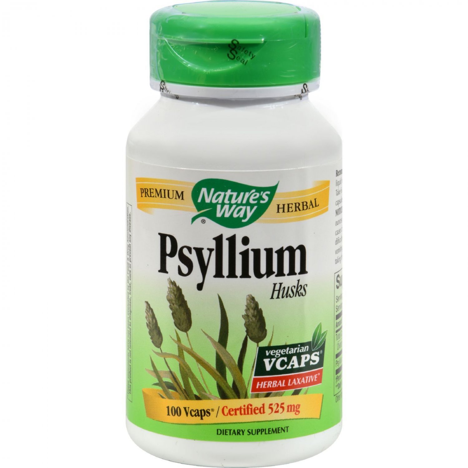Nature's Way Psyllium Husk - 525 mg - 100 Vcaps