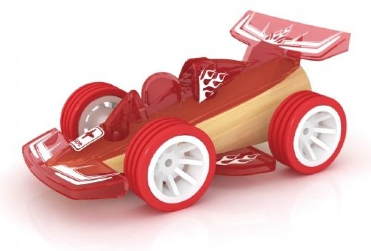 Hape - Mighty Mini - Racer Bamboo Toy Car