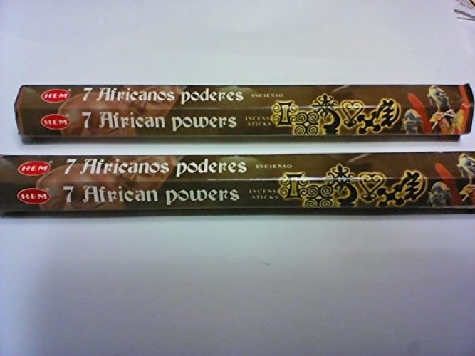 Hem Incense Sticks 7 African Powers---20 Gram--2 Packs