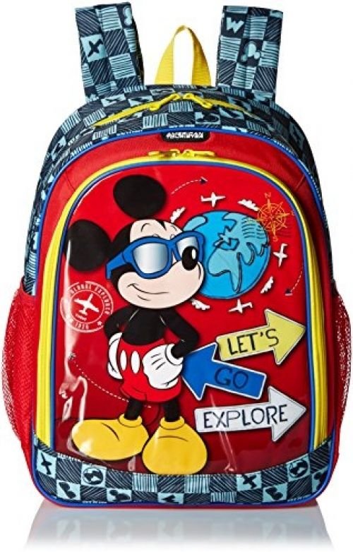 American Tourister Disney Mickey Mouse Backpack Softside, Multi, One Size