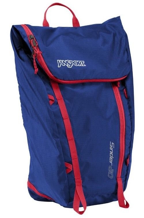 JanSport Sinder 20 Backpack - Blue Streak / 18.3"H x 11.4"W x 5.9"D