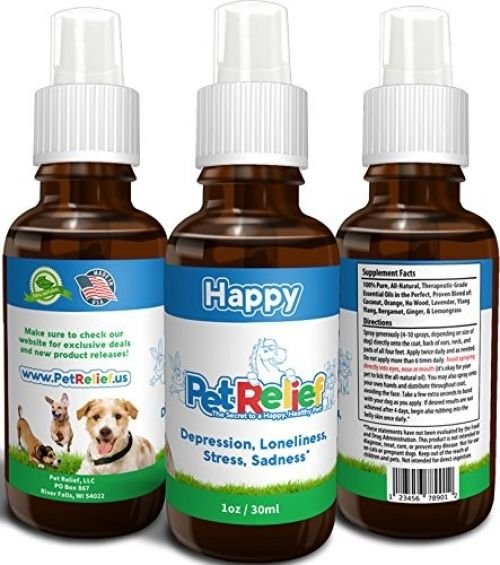 Rescue For Dogs Pet Relief, Rescue Remedy For Dogs, 100% Natural, Lifetime 30ml