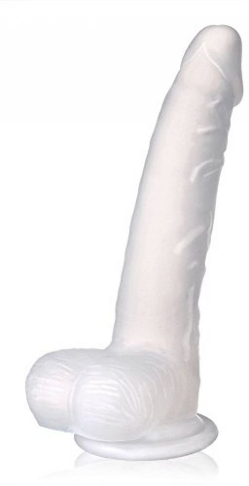 Utimi 7.8 Inch Transparent Medical Liquid Silicone Dildo With Suction Base