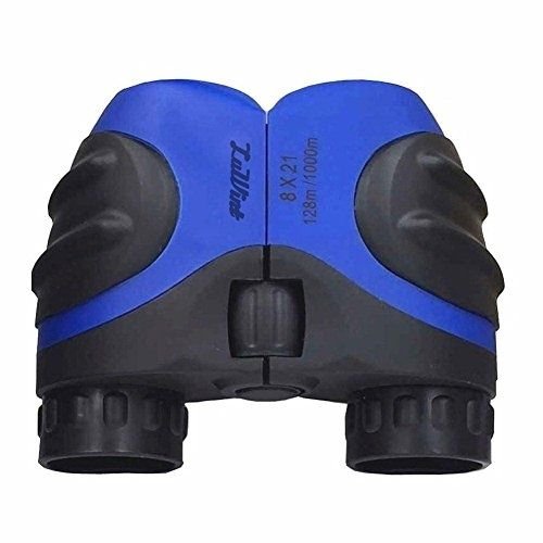 Luwint 8 X 21 Blue Kids Binoculars For Bird Watching, Watching Wildlife Or Mini