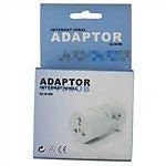 3-in-1 Universal AC Wall Adapter Plug Set for Worldwide US EU AUS UK
