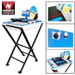 3/4HP 7" Neiko Tile Cutter W/Water Pump And Laser Guide