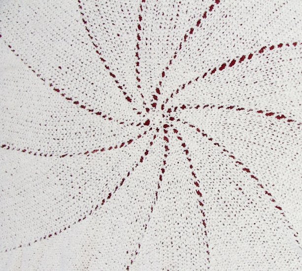Pinwheel Christening Blanket