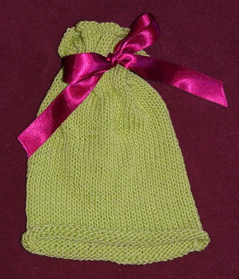 Rolled-Edge Baby Hat