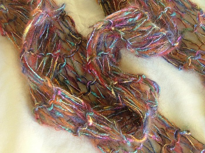 Metallic Mohair Scarf