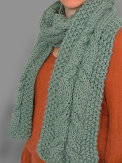 Sky Cable Scarf