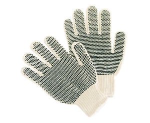 Medium Weight Dotted Knit Glove , Sold in Dozens, Size Large