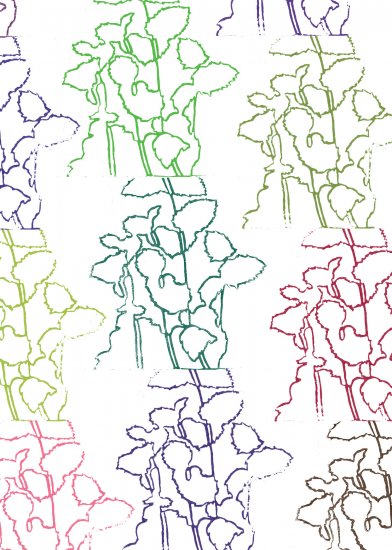 WHITE MINT PATTERN