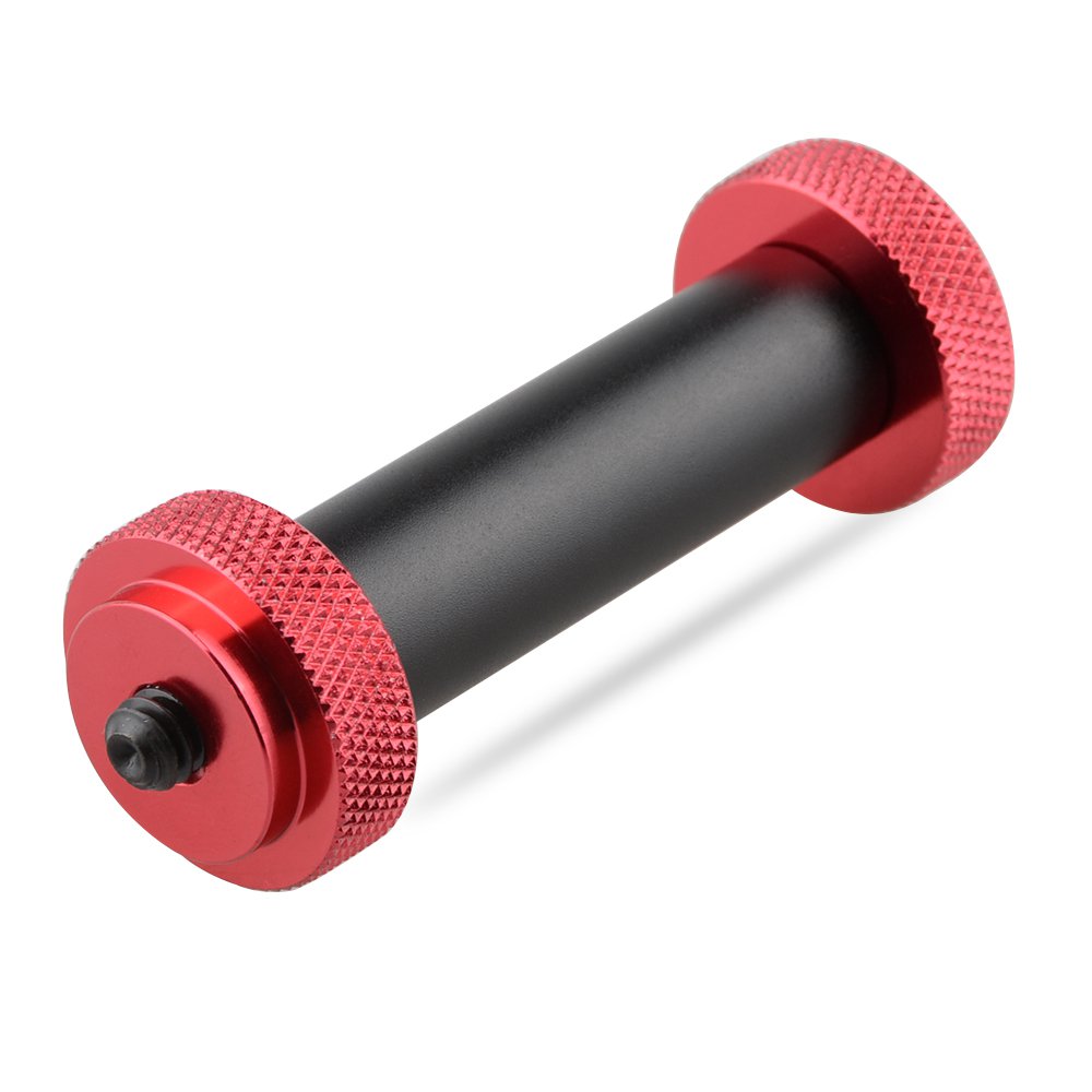 CAMVATE 15mm Micro Rod V2 (2 inch) with 1/4"-20 Male Threading and on Both Ends