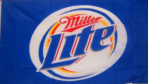 MILLER LITE Beer FLAG, 3'x5' cloth poster banner FLAG