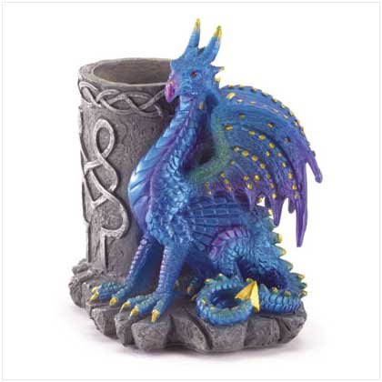 Sitting Dragon with Pencil Holder