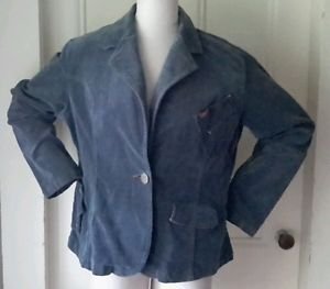 Mecca Femme Soft Cotton Corduroy Checked basic Jacket Blazer Womens size 2X