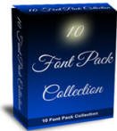 10 FONT PACK COLLECTION